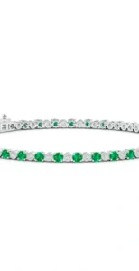 2.5mm-aaa-emerald-white-gold-bracelet